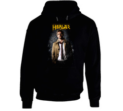 John Constantine Classic Comic Tv Show Black Hooded Sweatshirt Hoodie John Constantine Classic Comic Tv Show Black Hooded Sweatshirt Hoodie