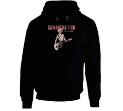 Samantha Fish Black Hooded Sweatshirt Hoodie Samantha Fish Black Hooded Sweatshirt Hoodie