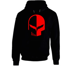Corvette Red Skull C7r C6r Logo Black Hooded Sweatshirt Hoodie Corvette Red Skull C7r C6r Logo Black Hooded Sweatshirt Hoodie