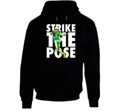 Strike The Pose Heisman Hurdle Marcus Mariota Oregon Ducks Football Black Hooded Sweatshirt Hoodie