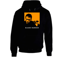 Cool Blade Runner Harrison Ford Cult Clasic Black Hooded Sweatshirt Hoodie Cool Blade Runner Harrison Ford Cult Clasic Black Hooded Sweatshirt Hoodie