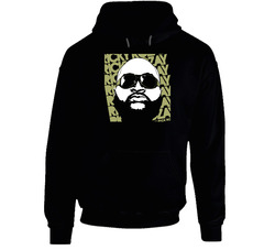Ricky Rozay Rick Ross Cool Hip Hop Rap Black Hooded Sweatshirt Hoodie Ricky Rozay Rick Ross Cool Hip Hop Rap Black Hooded Sweatshirt Hoodie