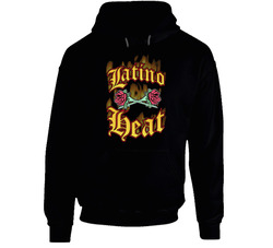 Vtg Latino Heat Wwf Eddie Guerrero Black Hooded Sweatshirt Hoodie Vtg Latino Heat Wwf Eddie Guerrero Black Hooded Sweatshirt Hoodie