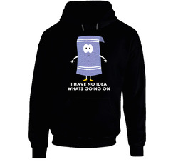 Towelie South Park Cartoon Black Hooded Sweatshirt Hoodie Towelie South Park Cartoon Black Hooded Sweatshirt Hoodie