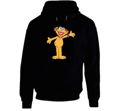 Zoe Sesame Street Parody Black Hooded Sweatshirt Hoodie Zoe Sesame Street Parody Black Hooded Sweatshirt Hoodie
