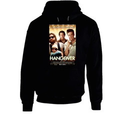 The Hangover Cool 21st Century Comedy Classic Movie Fan Black Hooded Sweatshirt Hoodie The Hangover Cool 21st Century Comedy Classic Movie Fan Black Hooded Sweatshirt Hoodie