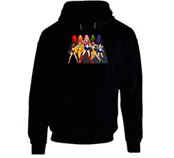 Sailor Moon Cartoon Anime Black Black Hooded Sweatshirt Hoodie Sailor Moon Cartoon Anime Black Black Hooded Sweatshirt Hoodie