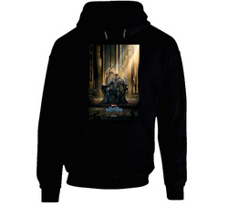 The Black Panther Marvel Hero Movie Black Hooded Sweatshirt Hoodie The Black Panther Marvel Hero Movie Black Hooded Sweatshirt Hoodie