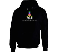 Star Raiders Retro Atari Video Game Black Hooded Sweatshirt Hoodie Star Raiders Retro Atari Video Game Black Hooded Sweatshirt Hoodie
