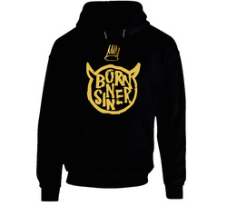 Born Sinner Black Hooded Sweatshirt Hoodie Born Sinner Black Hooded Sweatshirt Hoodie