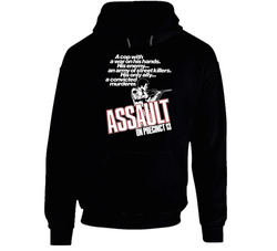 Assault On Precinct 13 Movie Brand New Classic Black Black Hooded Sweatshirt Hoodie Assault On Precinct 13 Movie Brand New Classic Black Black Hooded Sweatshirt Hoodie