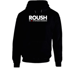 Roush The Art Of High Performance Engineering Logo Black Hooded Sweatshirt Hoodie Roush The Art Of High Performance Engineering Logo Black Hooded Sweatshirt Hoodie