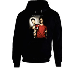Supernatural Black Hooded Sweatshirt Hoodie Supernatural Black Hooded Sweatshirt Hoodie