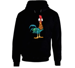 Hei-hei Moana Cock Roster Funny Black Hooded Sweatshirt Hoodie Hei-hei Moana Cock Roster Funny Black Hooded Sweatshirt Hoodie
