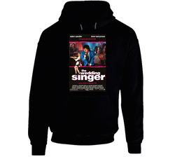 The Wedding Singer Cool 90's Comedy Vintage Classic Movie Fan Black Hooded Sweatshirt Hoodie The Wedding Singer Cool 90's Comedy Vintage Classic Movie Fan Black Hooded Sweatshirt Hoodie
