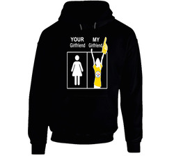 Pittsburgh Steelers T Shirt Sports Football Tee Your Girlfriend My Girlfriend Funny Sporting Apparel Black Hooded Sweatshirt Hoodie Pittsburgh Steelers T Shirt Sports Football Tee Your Girlfriend My Girlfriend Funny Sporting Apparel Black Hooded Sweatshirt Hoodie