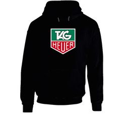 Tag Heur Black Black Hooded Sweatshirt Hoodie Tag Heur Black Black Hooded Sweatshirt Hoodie