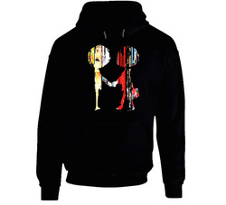 Radio And Man Black Hooded Sweatshirt Hoodie Radio And Man Black Hooded Sweatshirt Hoodie