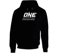 One Championship Kick Boxing Sports Black Hooded Sweatshirt Hoodie One Championship Kick Boxing Sports Black Hooded Sweatshirt Hoodie