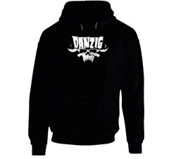 Danzig Heavy Metal Skull Bone Demon Black Hooded Sweatshirt Hoodie Danzig Heavy Metal Skull Bone Demon Black Hooded Sweatshirt Hoodie