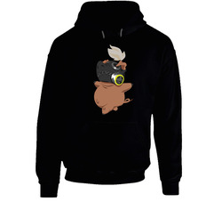 Overwatch Roadhog Free Pig Spray Black Hooded Sweatshirt Hoodie Overwatch Roadhog Free Pig Spray Black Hooded Sweatshirt Hoodie