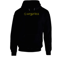 Argo Tea Logo Popular Brand Shop Drink Fan Gift Black Hooded Sweatshirt Hoodie