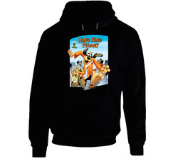 Hong Kong Phooey Cartoon Black Hooded Sweatshirt Hoodie Hong Kong Phooey Cartoon Black Hooded Sweatshirt Hoodie