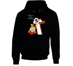 Calvin Black Hooded Sweatshirt Hoodie Calvin Black Hooded Sweatshirt Hoodie