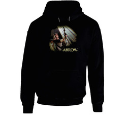 Arrow Tv Show Dc Comics Black Hooded Sweatshirt Hoodie Arrow Tv Show Dc Comics Black Hooded Sweatshirt Hoodie