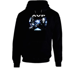 Alien Vs Predator Movie Black Hooded Sweatshirt Hoodie Alien Vs Predator Movie Black Hooded Sweatshirt Hoodie