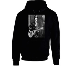 Robert Johnson Black Hooded Sweatshirt Hoodie Robert Johnson Black Hooded Sweatshirt Hoodie