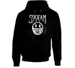 Sixx Am Black Hooded Sweatshirt Hoodie