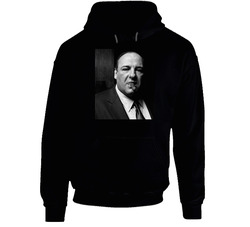 Tony Soprano Grunge Black Hooded Sweatshirt Hoodie