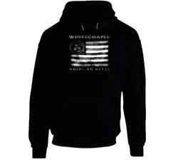 Whitechapel American Metal Lo47116 Black Hooded Sweatshirt Hoodie