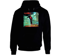 Ll Cool J Bigger And Deffer 80's Hip Hop Album Cool Retro Black Hooded Sweatshirt Hoodie