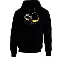 Daft Punk Dj Hero Video Game Black Hooded Sweatshirt Hoodie Daft Punk Dj Hero Video Game Black Hooded Sweatshirt Hoodie