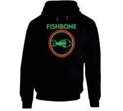 Fishbone Retro Punk Rock And Roll Band Fish Bone Black Hooded Sweatshirt Hoodie Fishbone Retro Punk Rock And Roll Band Fish Bone Black Hooded Sweatshirt Hoodie
