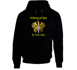 Forged In Fire Doug Marcaida It Will Kill Tv Reality Series Top Black Hooded Sweatshirt Hoodie Forged In Fire Doug Marcaida It Will Kill Tv Reality Series Top Black Hooded Sweatshirt Hoodie