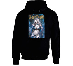 Popular Comic Lady Death Black Hooded Sweatshirt Hoodie Popular Comic Lady Death Black Hooded Sweatshirt Hoodie