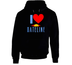 I Love Heart Dateline Nbc Black Hooded Sweatshirt Hoodie I Love Heart Dateline Nbc Black Hooded Sweatshirt Hoodie