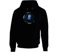 Space & Time & The Universe Black Hooded Sweatshirt Hoodie