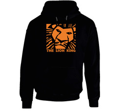 The Lion King Musical Logo Black Hooded Sweatshirt Hoodie