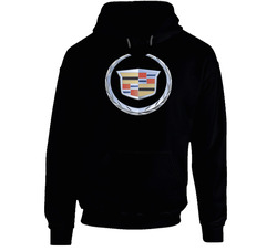 New Hot Sell Logo Cadillac Black Hooded Sweatshirt Hoodie New Hot Sell Logo Cadillac Black Hooded Sweatshirt Hoodie