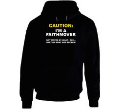 Im A Faith Mover Black Hooded Sweatshirt Hoodie Im A Faith Mover Black Hooded Sweatshirt Hoodie