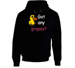 Got Any Grapes Funny Duck Song Lemonade Stand Youtube Black Hooded Sweatshirt Hoodie Got Any Grapes Funny Duck Song Lemonade Stand Youtube Black Hooded Sweatshirt Hoodie
