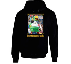 Pittsburgh Pirate Parrot Baseball Black Hooded Sweatshirt Hoodie Pittsburgh Pirate Parrot Baseball Black Hooded Sweatshirt Hoodie
