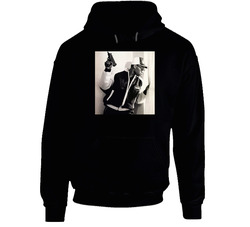 Krs One Rapper 90s Classic Rap Hip Hop Music Fan Black Hooded Sweatshirt Hoodie