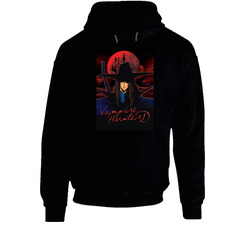 Vampire Hunter D Anime Tv Show Cool Fan Black Hooded Sweatshirt Hoodie Vampire Hunter D Anime Tv Show Cool Fan Black Hooded Sweatshirt Hoodie