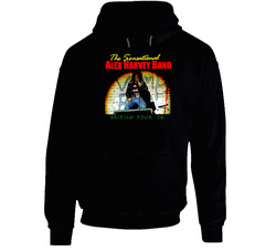 Alex Harvey Band Sensational British Tour 76 Sahb Vambo Black Hooded Sweatshirt Hoodie Alex Harvey Band Sensational British Tour 76 Sahb Vambo Black Hooded Sweatshirt Hoodie