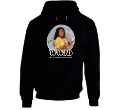 Wwjd What Would Janine Do Abbott Elementary Black Hooded Sweatshirt Hoodie Wwjd What Would Janine Do Abbott Elementary Black Hooded Sweatshirt Hoodie